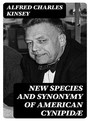 cover image of New Species and Synonymy of American Cynipidæ